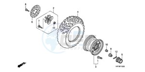 TRX420FAA Australia - (U) drawing FRONT WHEEL