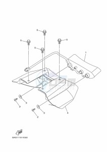 YXZ1000E YXZ1000R (B5J7) drawing TAILLIGHT