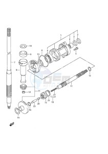 DF 40 drawing Transmission S/N 510001 to 510209