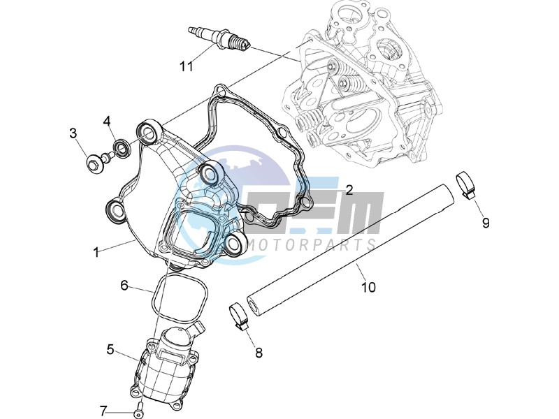 Cylinder head cover