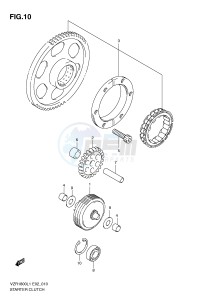 VZR1800 (E2) INTRUDER drawing STARTER CLUTCH