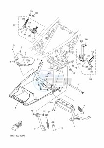 CZD250D-A  (BGT3) drawing STAND & FOOTREST