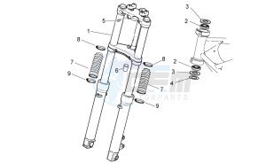 V7 II Racer ABS 750 USA-CND drawing Front fork I