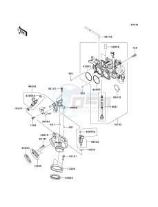 VN 900 C [VULCAN 900 CUSTOM] (7F-9FA) C9FA drawing THROTTLE-- C8F - C9FA- -