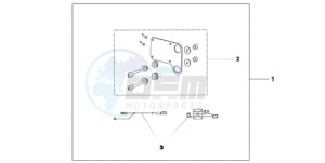 CB600F39 Europe Direct - (ED / ST) drawing HEATED GRIP ATT.