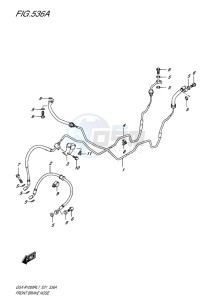 GSX-R1000R EU drawing FRONT BRAKE HOSE