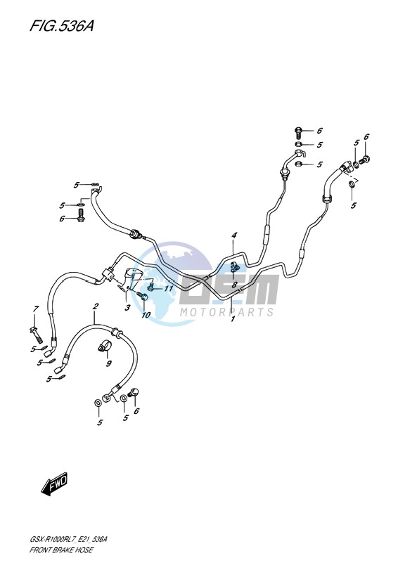 FRONT BRAKE HOSE