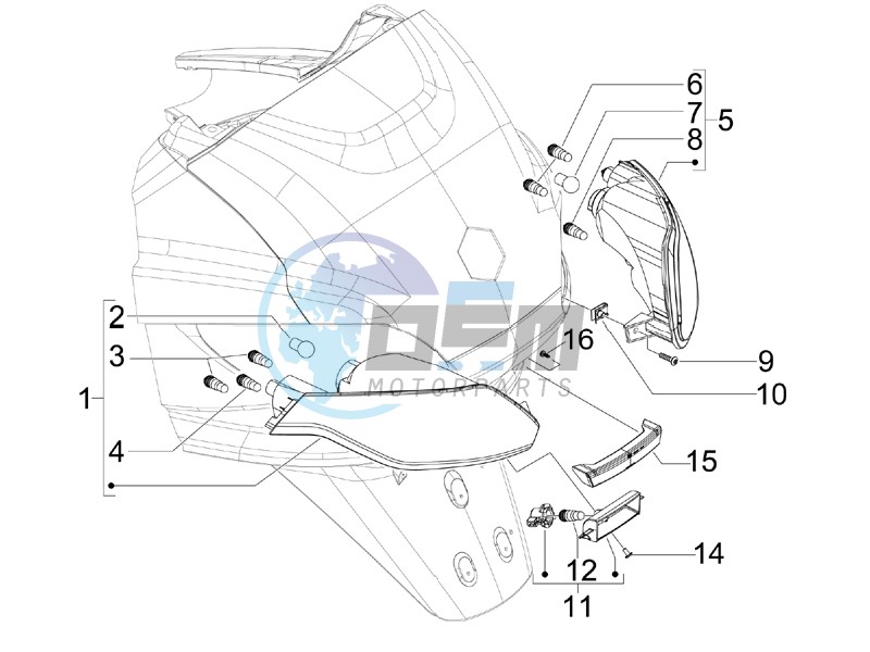 Tail light - Turn signal lamps