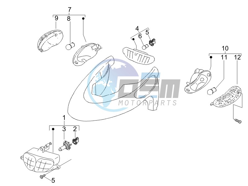 Head lamp - Turn signal lamps