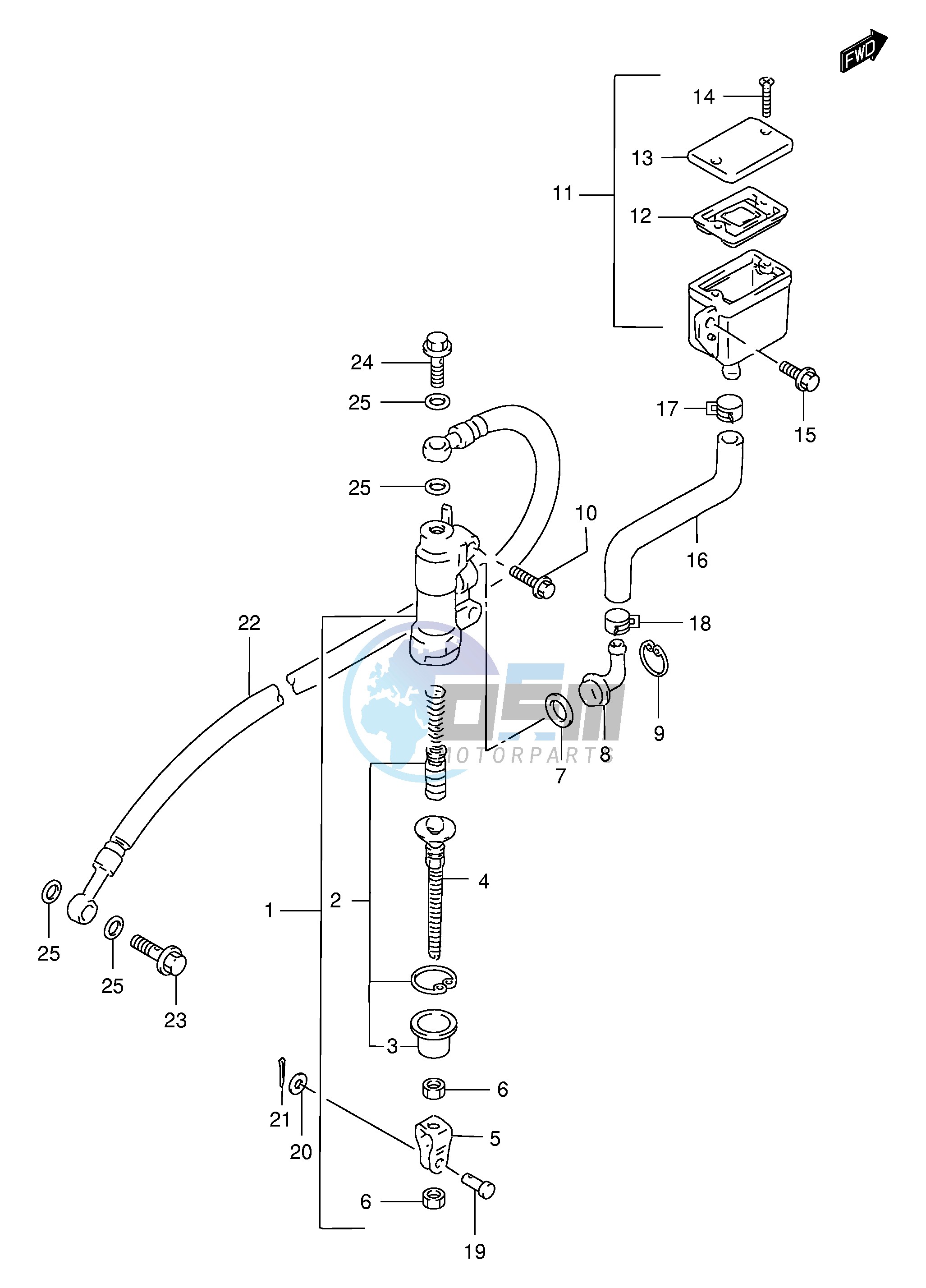 REAR MASTER CYLINDER