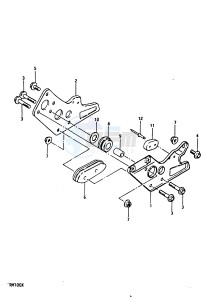 RM100 (N-T-X) drawing CHAIN GUIDE (RM100X)