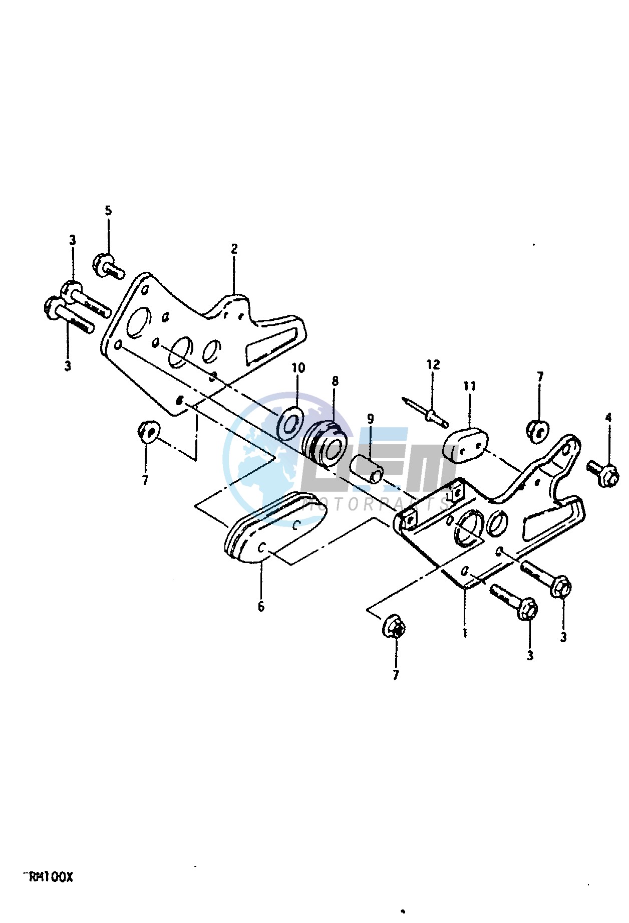 CHAIN GUIDE (RM100X)