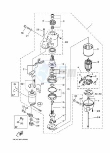 F115AETX drawing STARTER-MOTOR