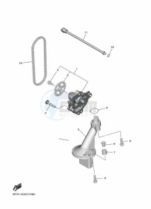 NIKEN GT MXT890D (BFD3) drawing OIL PUMP