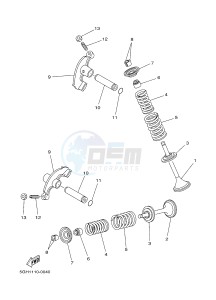 YFM450FWBD YFM45KPAJ KODIAK 450 EPS (BB57) drawing VALVE