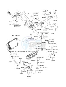 ZR 1000 B [Z1000] (7F-8F) B7F drawing WATER PIPE