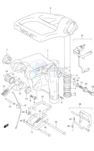 DF 9.9 drawing Swivel Bracket S/N 651001 to 652500