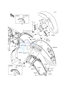 VULCAN 900 CLASSIC VN900BFFA GB XX (EU ME A(FRICA) drawing Fenders