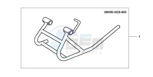 VT600CD2 drawing MAINTENANCE STAND