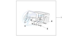 CB1300 CB1300SUPER FOUR drawing REAR CARRIER