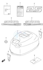 DF 2.5 drawing Engine Cover