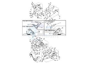 YZF R46 600 drawing COWLING 2