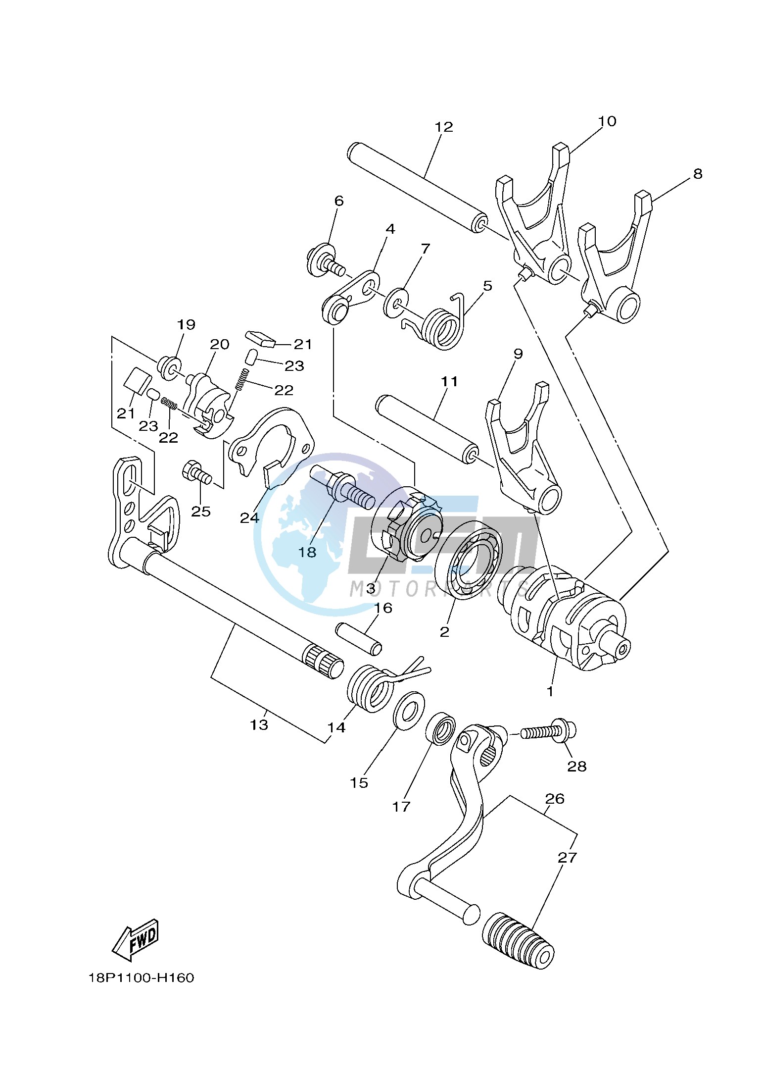 SHIFT CAM & FORK