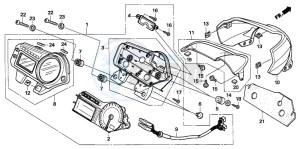 CB600F HORNET drawing METER (CB600F5/6)