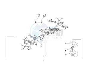 Liberty 200 4t e3 drawing Main cable harness