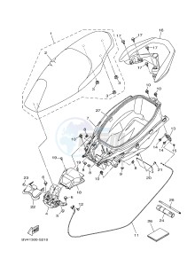 GPD150A GPD150-A NMAX 150 (BV41) drawing SEAT