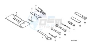 CBR1000RAA Europe Direct - (ED / ABS HRC) drawing TOOLS