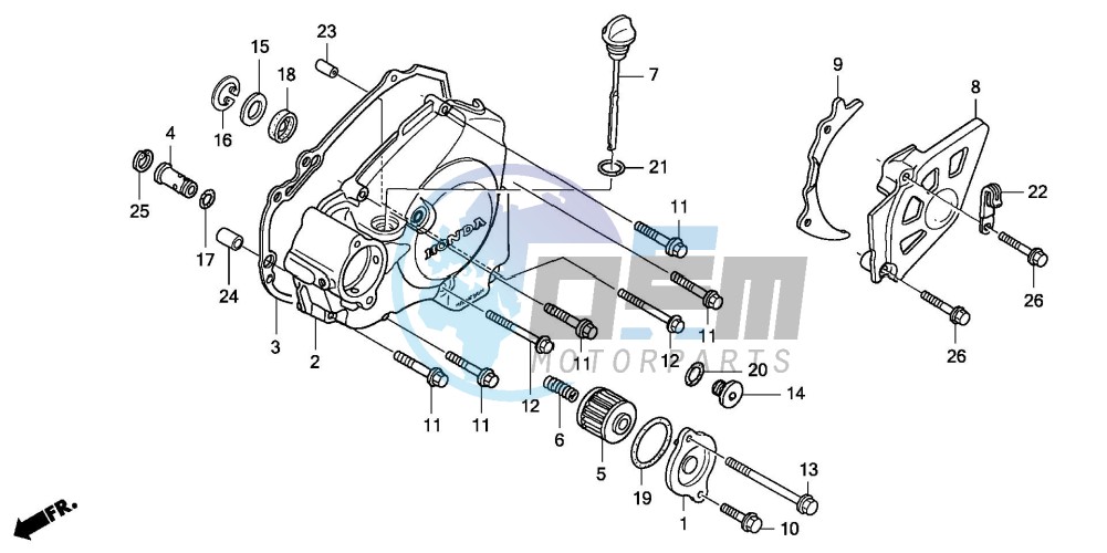 L. CRANKCASE COVER