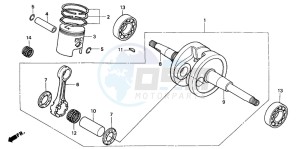 SFX50 drawing CRANKSHAFT/PISTON