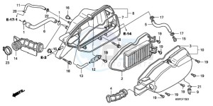 SCV100F9 Australia - (U) drawing AIR CLEANER (SCV100F9-U)