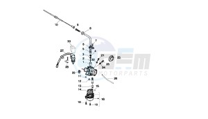 SONAR - 50 CC VTHLR1A1A 2T drawing CARBURETOR