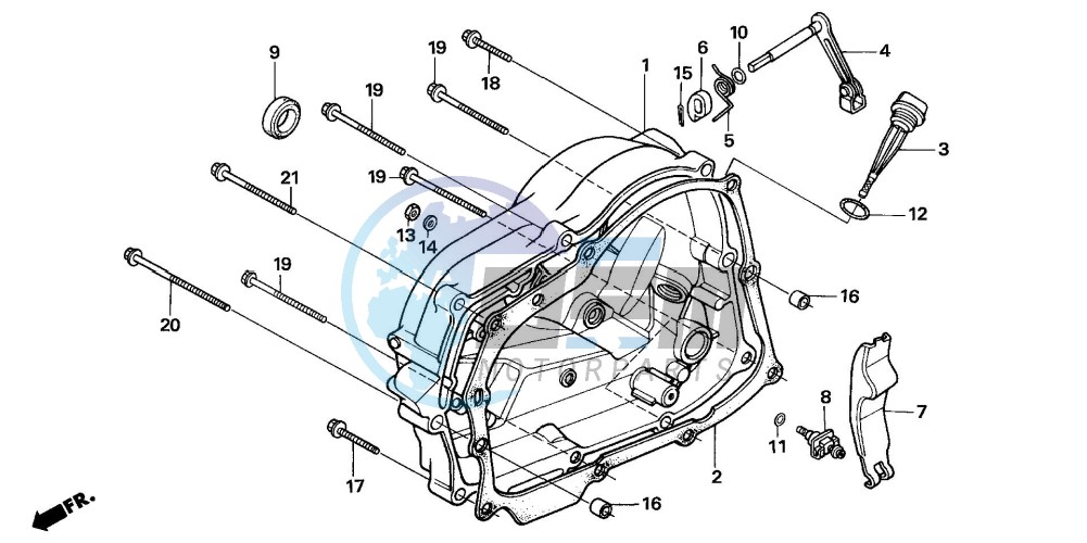 RIGHT CRANKCASE COVER