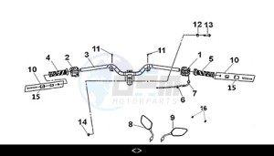 JOYRIDE 300 16" (LJ30W4-EU) (M3) drawing STRG. HANDLE