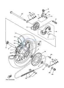 TT-R50E (BEG7) drawing REAR WHEEL