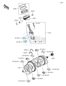 NINJA ZX-10R ZX1000SJF XX (EU ME A(FRICA) drawing Crankshaft/Piston(s)