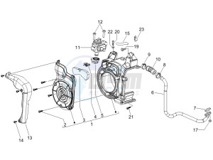 Liberty 125 4t e3 drawing Secondairy air box