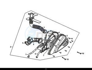 JET 14 (45 KM/H) (XC05W1-EU) (E4) (L8-M0) drawing AIR CLEANER