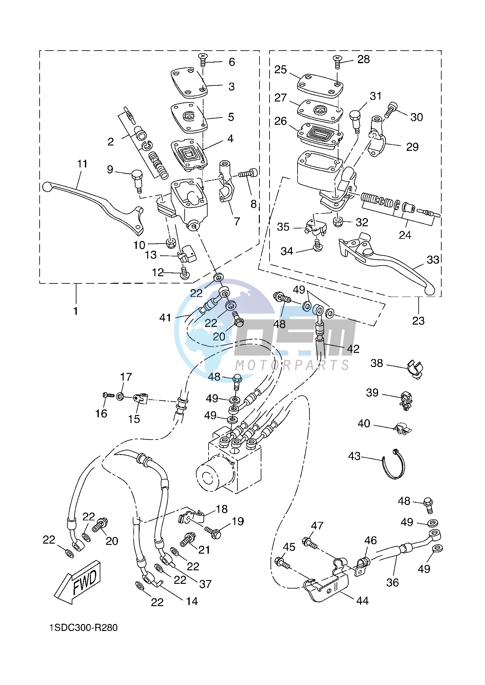 FRONT MASTER CYLINDER