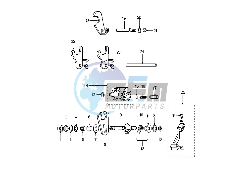 SHIFT CAM-FORK