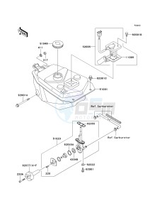 AN 110 C (C6-C7) drawing FUEL TANK