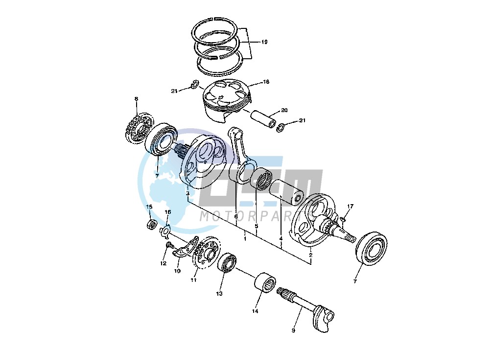 CRANKSHAFT PISTON