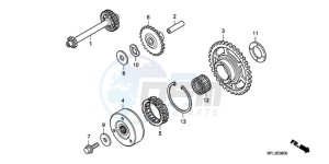 CBR1000RR9 France - (F / MK) drawing STARTING CLUTCH