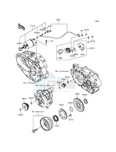 Z250SL BR250EFS XX (EU ME A(FRICA) drawing Starter Motor