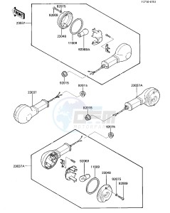 ZL 600 A [ZL600 ELIMINATOR] (A1-A2) drawing TURN SIGNALS