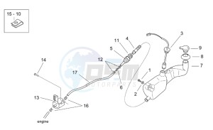 SR 50 H2O Di-Tech e2 drawing Oil tank