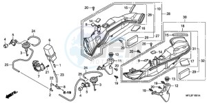 CBR1000RR9 France - (F / CMF MME TRI) drawing AIR INTAKE DUCT/SOLENOID VALVE